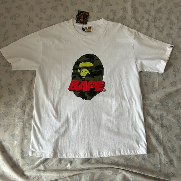 Bape Gallery X Saint White Short Sleeve